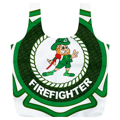 Irish Firefighter Full Print Recycle Bag (XL) from ArtsNow.com Front