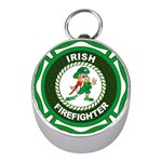 Irish Firefighter Silver Compass (Mini)