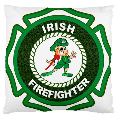 Irish Firefighter Standard Flano Cushion Case (One Side) from ArtsNow.com Front