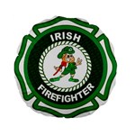 Irish Firefighter Standard 15  Premium Flano Round Cushion 