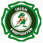 Irish Firefighter Large Satin Scarf (Square)