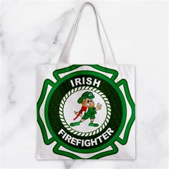 Irish Firefighter Zipper Grocery Tote Bag from ArtsNow.com Front