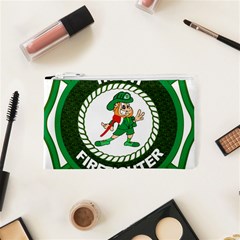 Irish Firefighter Cosmetic Bag (XS) from ArtsNow.com Front