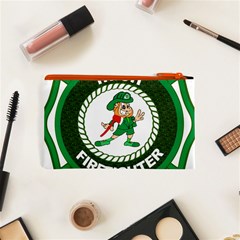 Irish Firefighter Cosmetic Bag (XS) from ArtsNow.com Back