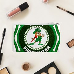 Irish Firefighter Cosmetic Bag (XS) from ArtsNow.com Back