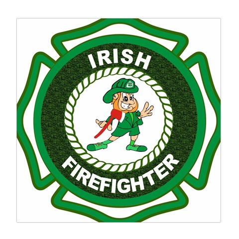 Irish Firefighter Duvet Cover (Queen Size) from ArtsNow.com Front