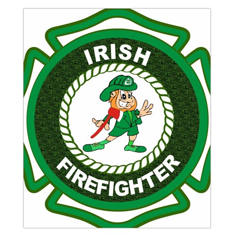 Irish Firefighter Duvet Cover Double Side (California King Size) from ArtsNow.com Front