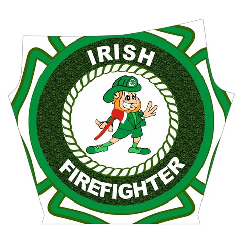 Irish Firefighter Yoga Cropped Leggings from ArtsNow.com Left