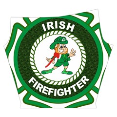 Irish Firefighter Yoga Cropped Leggings from ArtsNow.com Left