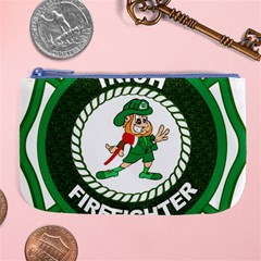 Irish Firefighter Large Coin Purse from ArtsNow.com Front