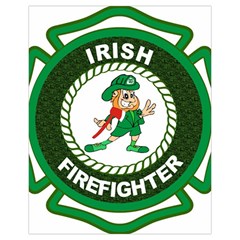 Irish Firefighter Drawstring Pouch (XL) from ArtsNow.com Front