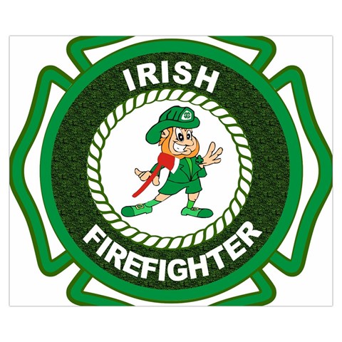 Irish Firefighter Medium Tote Bag from ArtsNow.com Front