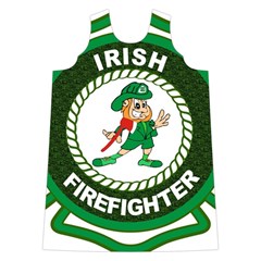 Irish Firefighter Shoulder Cutout Velvet One Piece from ArtsNow.com Front