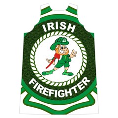 Irish Firefighter Shoulder Cutout Velvet One Piece from ArtsNow.com Back