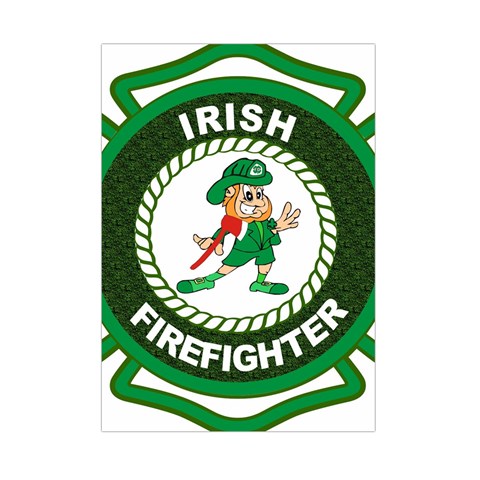 Irish Firefighter Small Tapestry from ArtsNow.com Front