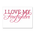 I Love My Firefighter Sticker A4 (10 pack)