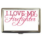 I Love My Firefighter Cigarette Money Case