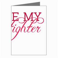 I Love My Firefighter Greeting Card from ArtsNow.com Left