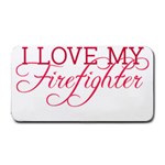 I Love My Firefighter Medium Bar Mat