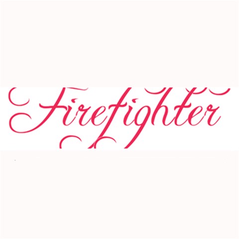 I Love My Firefighter Large Bar Mat from ArtsNow.com 32 x8.5  Bar Mat