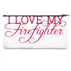 I Love My Firefighter Pencil Case from ArtsNow.com Back