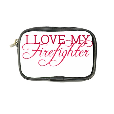 I Love My Firefighter Coin Purse from ArtsNow.com Front