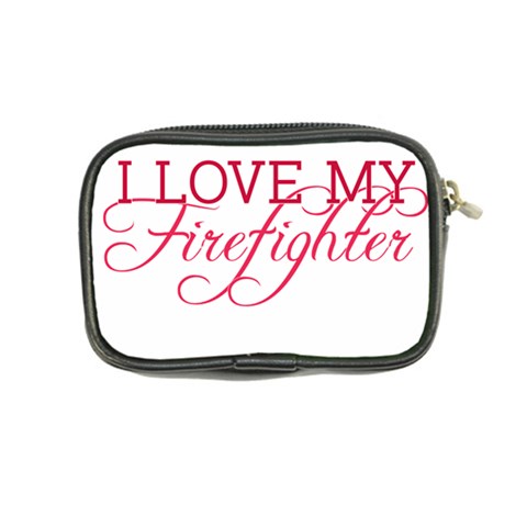 I Love My Firefighter Coin Purse from ArtsNow.com Back