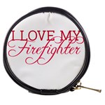 I Love My Firefighter Mini Makeup Bag