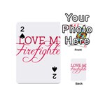 I Love My Firefighter Playing Cards 54 (Mini)