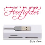 I Love My Firefighter Memory Card Reader (Stick)