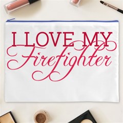 I Love My Firefighter Cosmetic Bag (XXXL) from ArtsNow.com Front