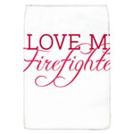 I Love My Firefighter Removable Flap Cover (L)