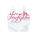 I Love My Firefighter Full Print Recycle Bag (S)