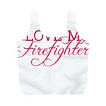 I Love My Firefighter Full Print Recycle Bag (M)