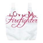 I Love My Firefighter Full Print Recycle Bag (L)