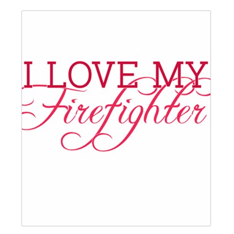 I Love My Firefighter Duvet Cover (King Size) from ArtsNow.com Duvet Quilt