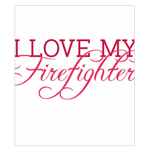 I Love My Firefighter Duvet Cover (California King Size) from ArtsNow.com Duvet Quilt