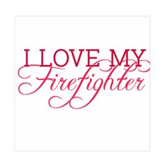 I Love My Firefighter Duvet Cover Double Side (Full/ Double Size) from ArtsNow.com Front