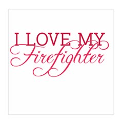 I Love My Firefighter Duvet Cover Double Side (Queen Size) from ArtsNow.com Front