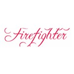 I Love My Firefighter Satin Scarf (Oblong)