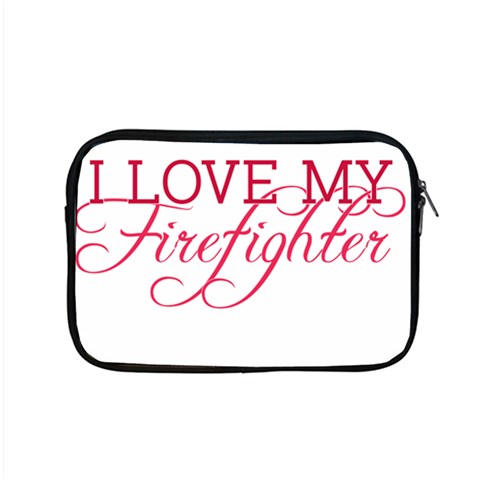 I Love My Firefighter Apple MacBook Pro 15  Zipper Case from ArtsNow.com Front