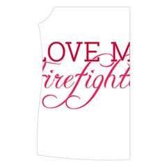 I Love My Firefighter Women s Button Up Vest from ArtsNow.com Front Right