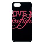 I Love My Firefighter iPhone 7/8 Black UV Print Case