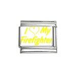 I Love My Firefighter Italian Charm (9mm)