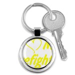 I Love My Firefighter Key Chain (Round)