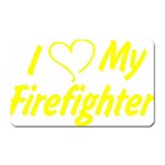 I Love My Firefighter Magnet (Rectangular)