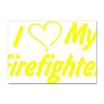 I Love My Firefighter Sticker A4 (10 pack)