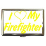 I Love My Firefighter Cigarette Money Case