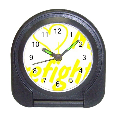 I Love My Firefighter Travel Alarm Clock from ArtsNow.com Front