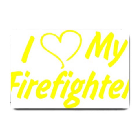 I Love My Firefighter Small Doormat from ArtsNow.com 24 x16  Door Mat